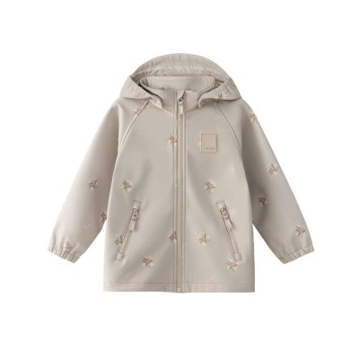 Leokid Softshellová bunda Lake - Silver Cloud Flower, vel. 98