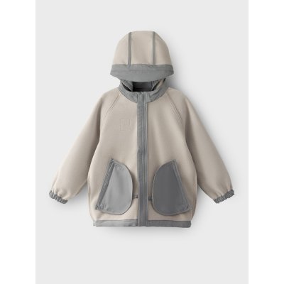 Leokid Softshellová bunda Lake - Limestone, vel. 104 - obrázek