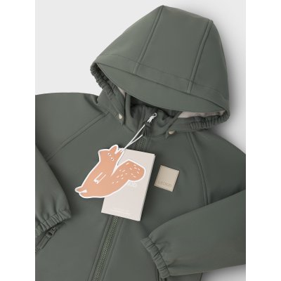 Leokid Softshellová bunda Lake - Agave Green, vel. 80 - obrázek