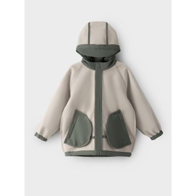 Leokid Softshellová bunda Lake - Agave Green, vel. 86 - obrázek