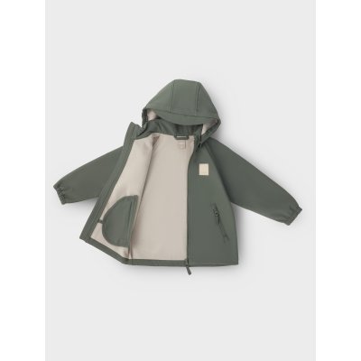 Leokid Softshellová bunda Lake - Agave Green, vel. 86 - obrázek