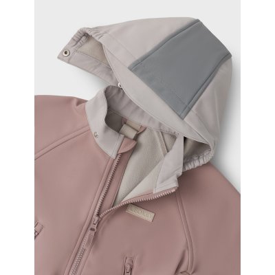 Leokid Softshellová kombinéza Lilo - Ash Rose, vel. 80 - obrázek