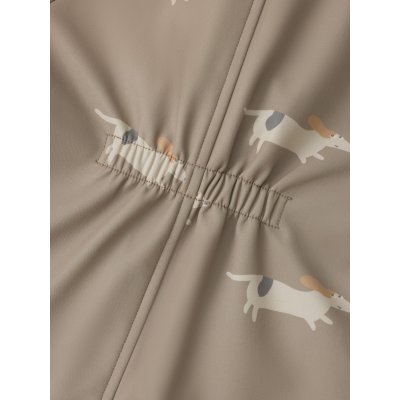 Leokid Softshellová kombinéza Lilo - Beige Woof, vel. 80 - obrázek