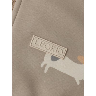 Leokid Softshellová kombinéza Lilo - Beige Woof, vel. 86 - obrázek