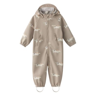 Leokid Softshellová kombinéza Lilo - Beige Woof, vel. 86