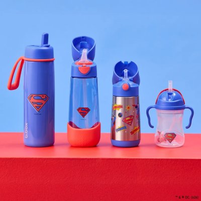 b.box Hrneček s brčkem - Superman - obrázek