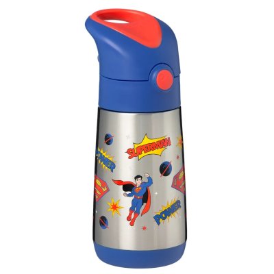 b.box Termoska na pití s brčkem 350 ml - Superman - obrázek