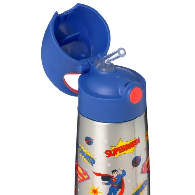 b.box Termoska na pití s brčkem 350 ml - Superman - obrázek