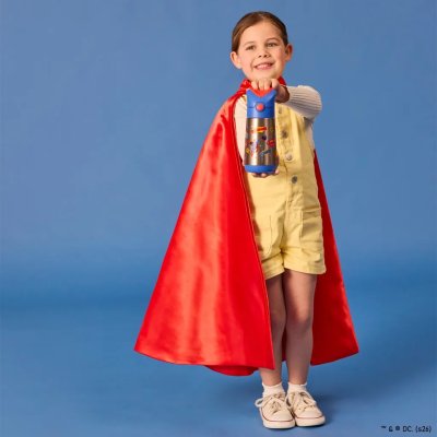 b.box Termoska na pití s brčkem 350 ml - Superman - obrázek