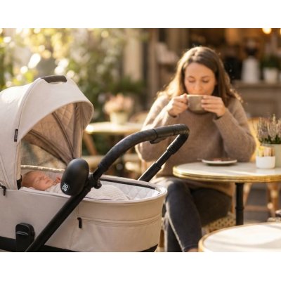 Zopa Bobby Přenosné houpadlo kočárku nabíjecí - Black - obrázek