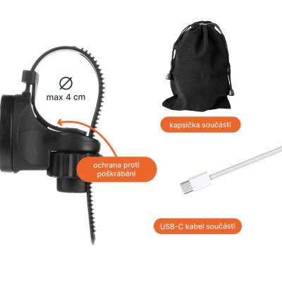 Zopa Bobby Přenosné houpadlo kočárku nabíjecí - Black - obrázek