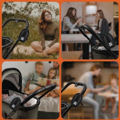 Zopa Bobby Přenosné houpadlo kočárku nabíjecí - Black - obrázek