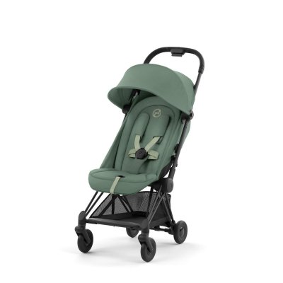 Cybex Platinum Coya + Bezpečnostní madlo 2025 - Matt Black/Leaf Green - obrázek