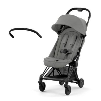 Cybex Platinum Coya + Bezpečnostní madlo 2025 - Matt Black/Mirage Grey