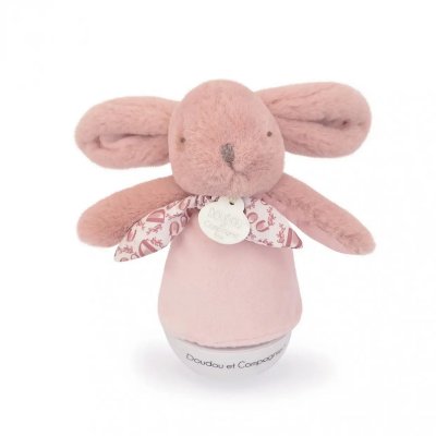 DouDou et Compagnie Hudební noční světlo Zajíček - Růžový