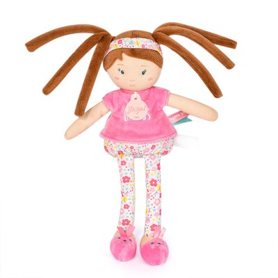 DouDou et Compagnie Panenka Les Pipellettes 25 cm - Tmavě růžová