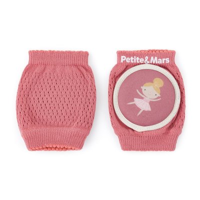 Petite&Mars Follow Elastické chrániče kolen na lezení - Dusty Rose - obrázek
