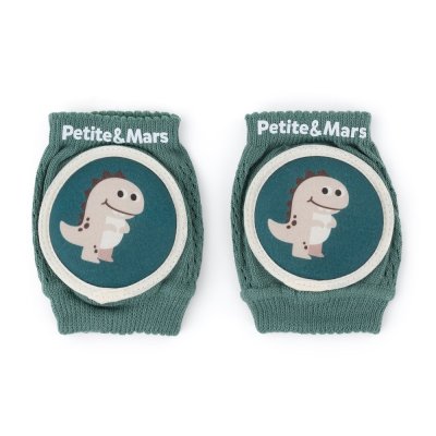 Petite&Mars Follow Elastické chrániče kolen na lezení - Misty Green