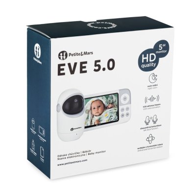 Petite&Mars Eve 5.0 Dětská digitální chůvička - obrázek