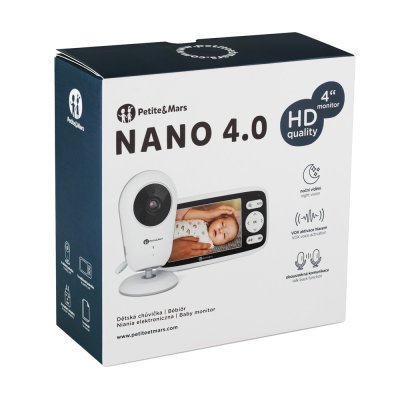 Petite&Mars Nano 4.0 Dětská digitální chůvička - obrázek