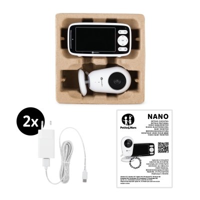Petite&Mars Nano 4.0 Dětská digitální chůvička - obrázek