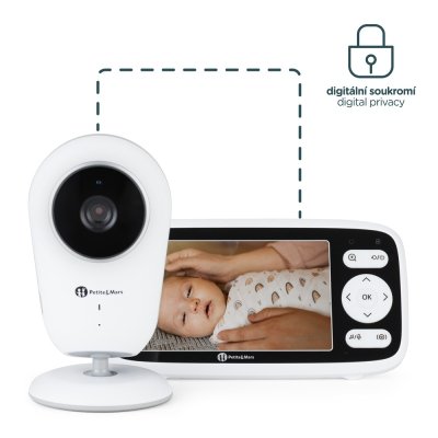Petite&Mars Nano 4.0 Dětská digitální chůvička - obrázek