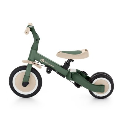 Petite&Mars Turbo Multifunkční tříkolka 5v1 - Misty Green - obrázek