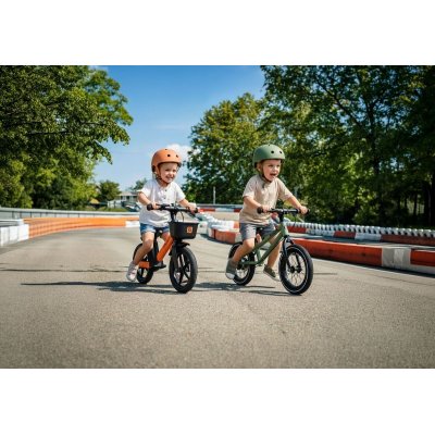 Zopa Racer Odrážedlo s brzdou - Charcoal Black - obrázek
