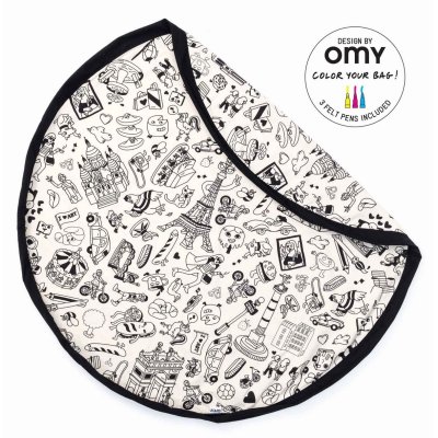 Play & Go Noomad Original Hrací deka/Vak na hračky - Omy Paris Color My Bag - obrázek