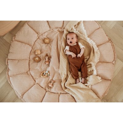 Play & Go Coco Dětské hnízdo Bloom - Stripes Brown - obrázek
