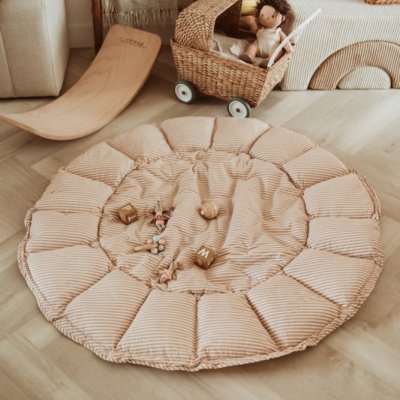 Play & Go Coco Dětské hnízdo Bloom - Stripes Brown