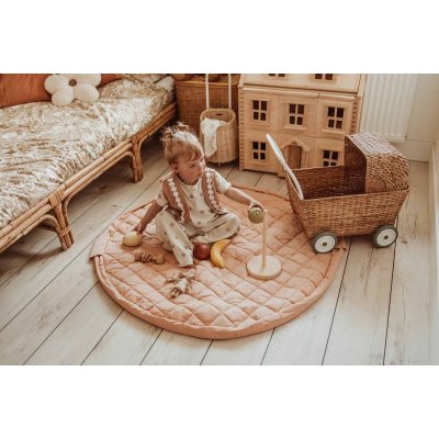 Play & Go Noomad Soft Hrací deka/Vak na hračky Organic - Fleuri - obrázek