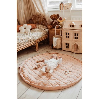 Play & Go Noomad Soft Hrací deka/Vak na hračky Organic - Fleuri - obrázek