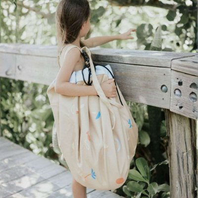 Play & Go Noomad Outdoor Hrací deka/Vak na hračky - Sea