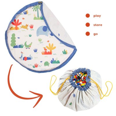 Play & Go Noomad Original Hrací deka/Vak na hračky - Moulin Roty Toupitis - obrázek