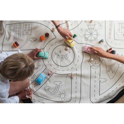Play & Go Noomad Original Hrací deka/Vak na hračky - Playville - obrázek