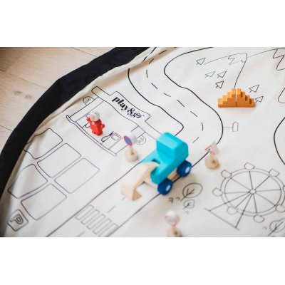 Play & Go Noomad Original Hrací deka/Vak na hračky - Playville - obrázek