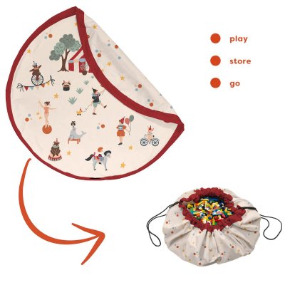Play & Go Noomad Original Hrací deka/Vak na hračky - Circus - obrázek