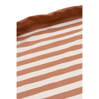 Play & Go Noomad Original Hrací deka/Vak na hračky - Stripes Brown - obrázek
