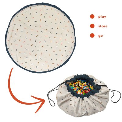 Play & Go Noomad Original Hrací deka/Vak na hračky - Confetti - obrázek