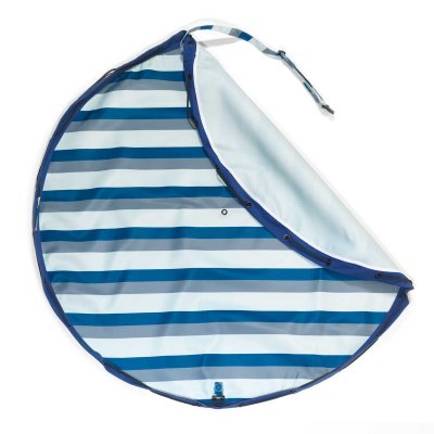 Play & Go Noomad Outdoor Hrací deka/Vak na hračky - Blue/Green Stripes - obrázek