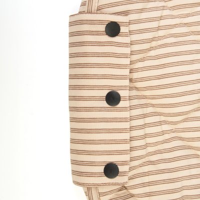 Play & Go Noomad Soft Hrací deka/Vak na hračky - Stripes Brown - obrázek