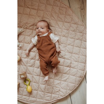Play & Go Noomad Soft Hrací deka/Vak na hračky - Stripes Brown - obrázek