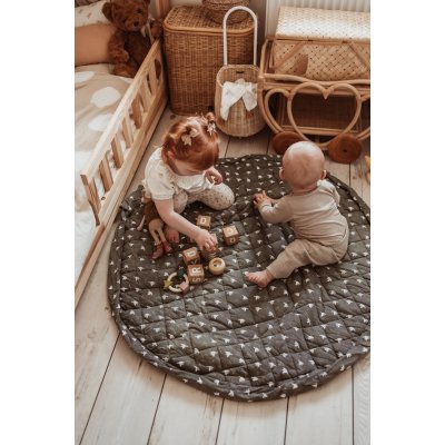 Play & Go Noomad Soft Hrací deka/Vak na hračky Organic - Birds - obrázek