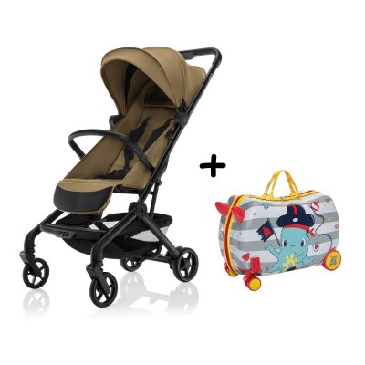 Zopa Sportovní kočárek Jet + Kufřík Pack&Ride - Latte Beige