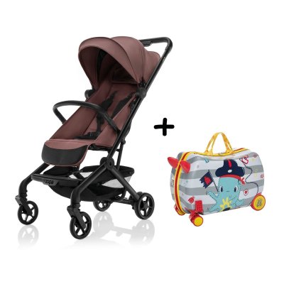 Zopa Sportovní kočárek Jet + Kufřík Pack&Ride - Amber Brown