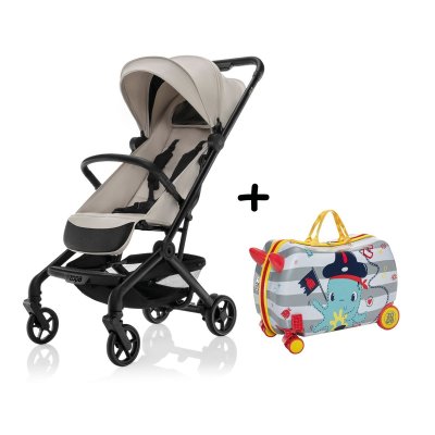 Zopa Sportovní kočárek Jet + Kufřík Pack&Ride - Ivory Beige