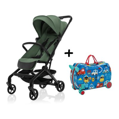 Zopa Sportovní kočárek Jet + Kufřík Pack&Ride - Rocky Green