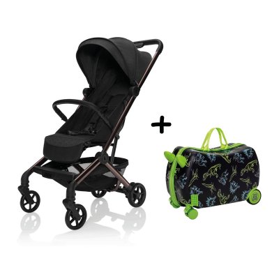Zopa Sportovní kočárek Jet + Kufřík Pack&Ride - Quartz Black