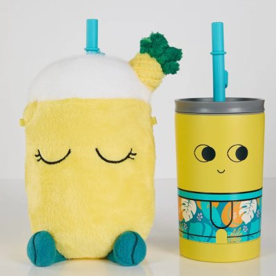 Asobu Fuzzie Termohrnek v plyšovém pouzdře - Pip the Pineapple - obrázek